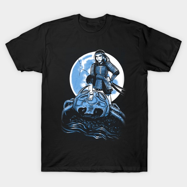 Zodiac Cancer T-Shirt by allee